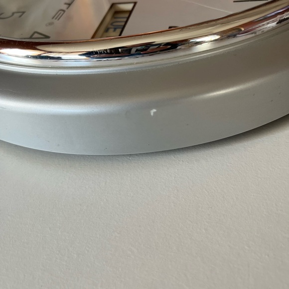 Rare Chevrolet Corvette Cars Quartz Wall Clock with Day/Date Silver Gray Black - Picture 8 of 9